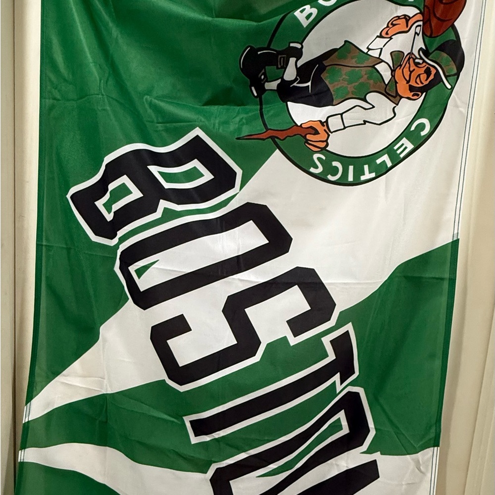NBA Boston Celtics Full Size Flag NWOT